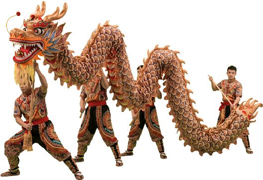 Danza del dragon tipica china