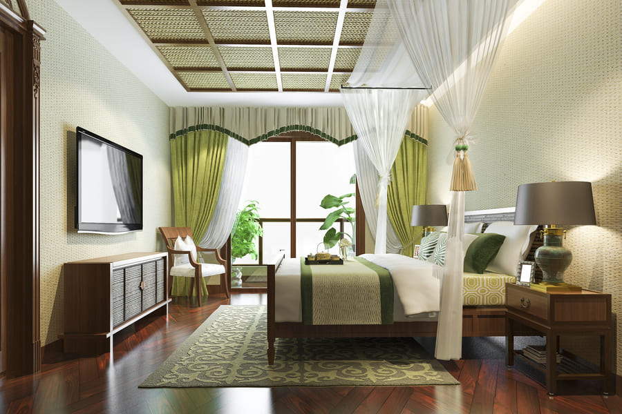 Habitación de hotel de lujo